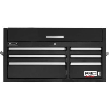 HOMAK MANUFACTURING Tool Chest, 6 Drawer, Black, 40-1/2 in W BK02041062